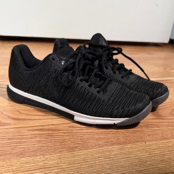 Reebok Black and White Athletic Shoes - Picture 1 of 4
